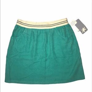 Splendid Jade blue Mini skirt large